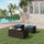 Turquoise<br/>Ottoman & Coffee Table