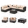 7PCS- Khaki