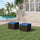 Navy Blue<br/>Ottoman