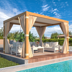 12x12 louvered pergola