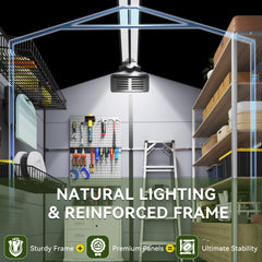 6x4 FT Outdoor Storage Shed, Weather-Resistant Shed with Lockable Double Doors & Built-In Floor, Sloped Roof Outdoor Shed for Backyard, Patio & Lawn, Black