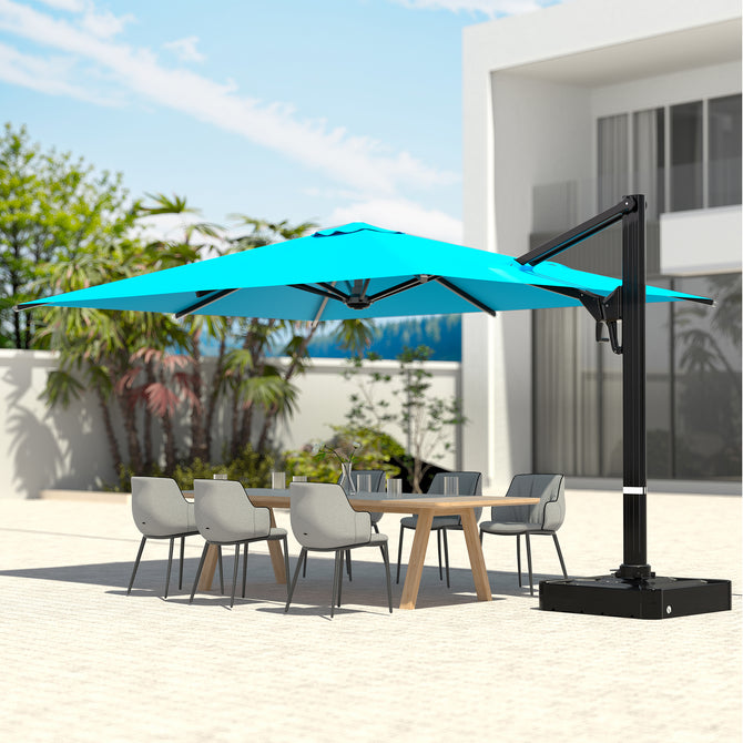 abble 9ft scallop tilt crank patio umbrella Amazon.com : ABBLE 9 Ft Round Scallop Outdoor Patio Umbrella with Tilt and  Crank, Weather Resistant, UV Protective Umbrella, Durable, 8 Sturdy Steel  Ribs, Market Outdoor Table Umbrella