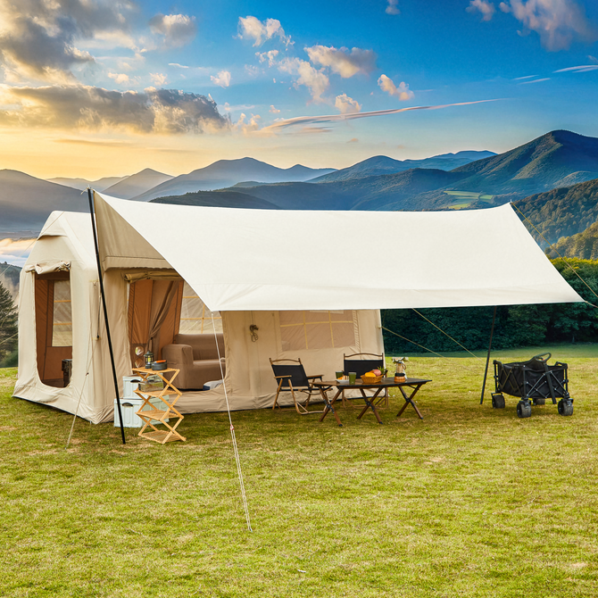 -10 Person Inflatable Camping Tent Easy Setup EROMMY – Erommy