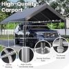 erommy 12x20 grey heavy duty carport product image 4