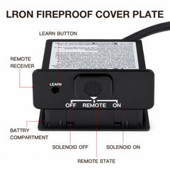 erommy 24 inch black LP propane ventless fireplace logs product image 6
