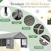 erommy 12x24 gray heavy duty carport product image 5