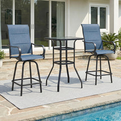 erommy 40 inch black patio bar table product image 2