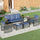 6 PCS with Coffee Table<br/>Blue