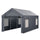 10 x 25 Portable Garage<br/>Gray