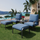 5 PCS Bistro Set<br/>Blue