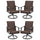 4PCS<br/>Dark Brown