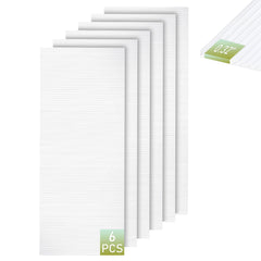 EROMMY 12 Pack 5'x2' Polycarbonate Greenhouse Panels, 0.32" Twin-Wall Sheets, UV Resistant & Weatherproof Clear Roofing for Greenhouse,Gazebo Roofing and Outdoor Projects, Transparent