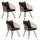 4 PCS<br/>Beige/Black