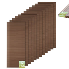 EROMMY 6 Pack 5'x2' Polycarbonate Greenhouse Panels, 0.32" Twin-Wall Sheets, UV Resistant & Weatherproof Clear Roofing for Greenhouse,Gazebo Roofing and Outdoor Projects