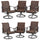6PCS<br/>Dark Brown