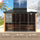 10 X 12 Brown<br/>Wood Garin