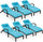 Blue-6PCS