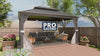 EROMMY 12X14 Hardtop Gazebo with Canopy for Poolside and Outdoor