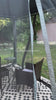 EROMMY 10x10 Louvered Pergola with Waterproof Rain Cover – Dark Grey