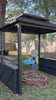 EROMMY 8x6 Grill Shelter with Two Side Bars