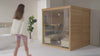 EROMMY Infrared Sauna 2 Person with Comfortable Sauna Chair