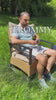 EROMMY 3-Piece Outdoor Bistro Set, PE Rattan Rocking Chairs with Cushions & Coffee Table