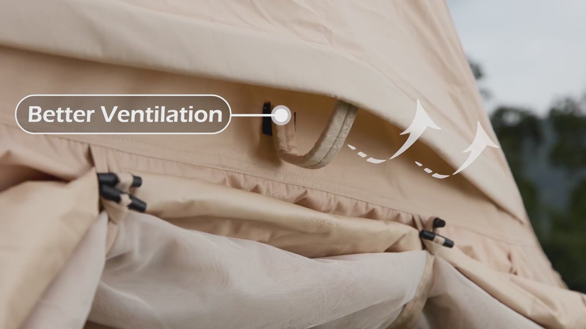 EROMMY 4 Person Oxford Inflatable Camping House – 6.8x9.8x6.5ft